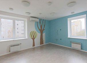 Матовые натяжные потолки в детскую 